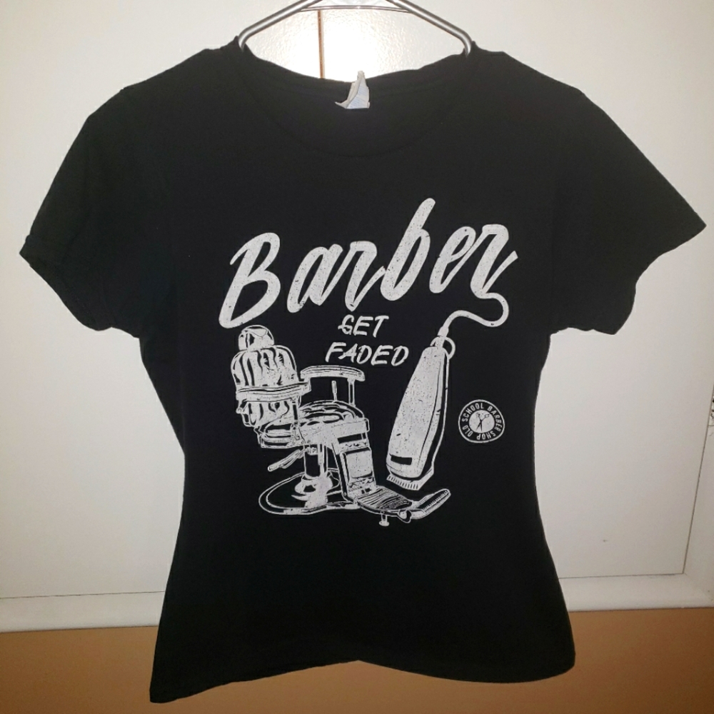 ❤Barber Hair Stylist Tshirt Women Size Small